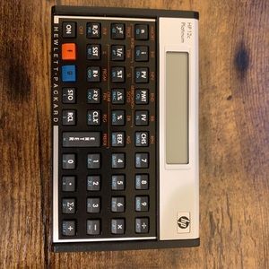 HP 12C Platinum Financial Calculator